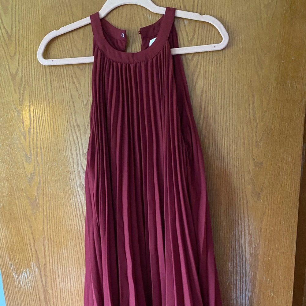 Burgundy dress size L